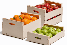 cajas de madera para frutas y verduras