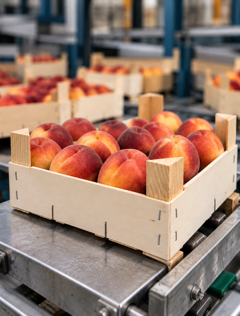 envases de madera para frutas
